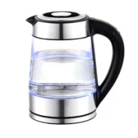 Colorful Glass Electric Kettle Coffee Machine Thermal Electric Kettle Temperature Control Glass Tea Coffee Hot Water Boiler