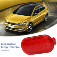 Red Car Door Trim Panel Reflector 6Q0947419 for Beetle Caddy Polo Touran 02-16 Plastic 70x30 mm Fit for VW Caddy 2004-2015