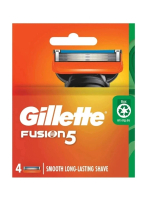 Gillette 吉列 FUSION 5 鋒隱系列 刮鬍替換刀片 4片裝 適用於所有吉列 Fusion5 刮鬍刀 - 平行進口