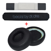 A Set Replacement Headband Ear Pads for Beats Pro DETOX Sponge Earpads Cushion for Beats By Dr. Dre Pro DETOX Repair Parts