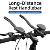 Bicycle Rest Handlebar on Aero Bars Triathlon Racing TT Handlebar Arm Rest Bar Long-distance Cycling MTB Road Bike Accessories