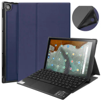 For ASUS Chromebook Detachable CM3 10.5 CM300 Tablet Case Custer Fold Stand Bracket Flip Leather Cover