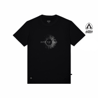 Aerostreet T Shirt Into The Void Hitam Man Kaos Tshirt AACAA