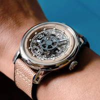 Mysterious Code 40mm Titanium Men Watches Japanese 8N24 Automatic Mechanical Wristwatch 50M Waterproof Sapphire Glass Watch