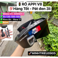 [Mẫu mới đang thịnh hành] Rổ Appi V8 Bản CAO CẤP ( PÁT ĐEN 3li ) dày dặn cứng cáp cho Winner V1 / Wi