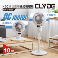 CLYDE克萊得 桌立兩用遙控循環扇 CD-EF0170