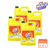 【威猛先生】地板清潔劑加侖桶3785ml(箱購共4瓶/檸檬 森林 花香 早晨)