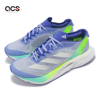 adidas 慢跑鞋 Adizero Boston 12 W 女鞋 藍 白 緩衝 輕量 運動鞋 愛迪達 IF9220