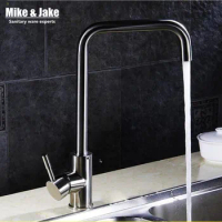 Nickel brushed 304 kitchen faucet SUS 304 sink kitchen mixer healthy kitchen faucet lead free tap kitchen mixer lead free tap