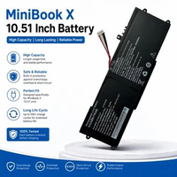 MiniBook X 10.51 Inch Battery 505592 2S1P Baterai Laptop Li Ion 76V 3800mAh 2888Wh Replacement Chuwi