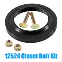 12524 Closet Bolt Kit, Compatible with Thetford Aqua Magic IV &amp; V High and Low Hand Flush Fresh Water Permanent Toilets