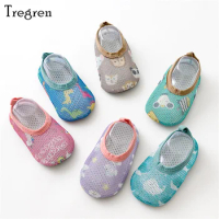 Tregren Baby Socks Shoes for Girls and Boys Toddler Cartoon Animal Anti-Skid Footsocks Sneakers No-Show Crew Boat Ankle Socks