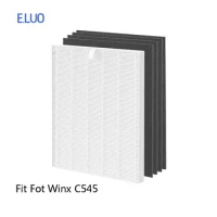 Compatible with Winix C545 HEPA filter 113050 and compatible with P150 air filter purifier accessories Air Purifier Filter