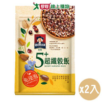 桂格 免浸泡5+超纖穀飯(1KG)【兩入組】【愛買】