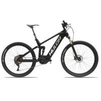 New 27.5/29 inch Full Suspension Carbon Soft Tail Electric Mountain Bike 48V/500W/11.6Ah Center Motor 11 Speed Torque 30-50Nm