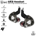 QKZ AK6 Headset In-Ear HIFI Sport Earphone Super Bass dengan Mikrofon - Hitam