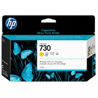 【跨店享22%點數回饋+滿萬加碼抽獎】HP No.730 130毫升 原廠黃色墨水匣 (P2V64A) 適用 HP DesignJet Printer(1VD87A/W6B55A/1VD88A/W6B56A)