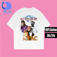 TSHIRT | OVERSIZE | kaos baju TUPAC All Eyes On Me | LIGHTNING/ rap tee t-shirt putih Oversize lokal