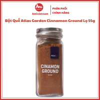 Bột Quế Atlas Garden Cinnamon Ground Lọ 55g, Gia Vị Tiện Lợi Thơm Ngon