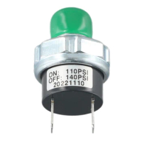 1/4-18 NPT Male Air Pressure Control Switch For Air Compressors 110-140PSI/120-150PSI Optional Pneumatic Parts