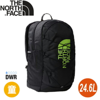 【The North Face 童 24.6L 後背包《瀝青灰/黃》】52VYAOY/拉鍊包/雙肩包/旅遊/書包/筆電包