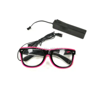 EL Wire Rave Glasses for Birthday Party, Decoration Supplies, 20 PCs, Wholesale Product
