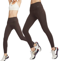 Nike Dri-FIT AS W NK DF 女 棕色 訓練 運動 中強度 緊身長褲 DQ5997-237