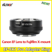 VILTROX EF-FX1 Pro Len Adapter Auto Focus Ring for Canon EF Lens to Fujifilm X-mount Micro SLR Camera X-T3 X-T30 X-T100 X-E3