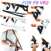 For Sony PlayStation VR2 Controller Holster Handle Toch Controller Grip Shooter Magnetic Gun Stock VR Controller Case for PSVR2