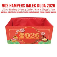 Hampers Box Imlek Kotak Hampers Box Gift Chinese New Year 902 Kuda 2026
