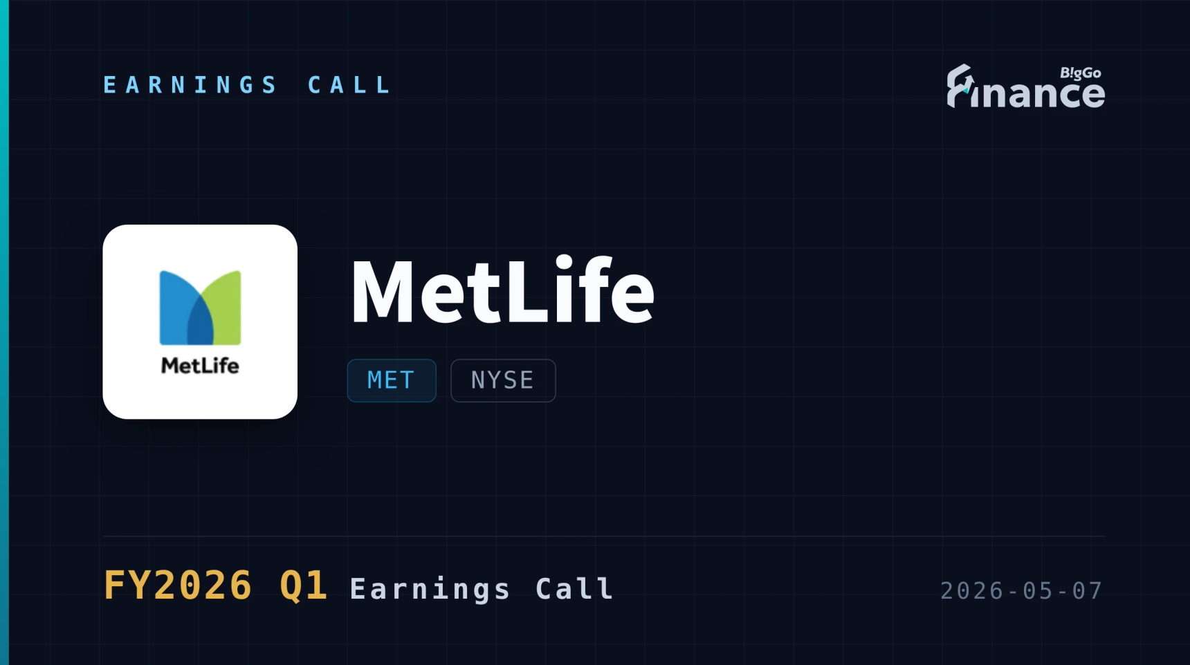 [MetLife Q1 2026 Earnings Call] Adjusted EPS Surges 23% to $2.42, ROE ...