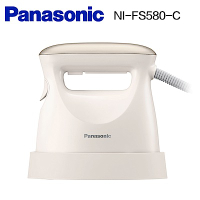 Panasonic 國際牌平燙/掛燙2 in 1蒸氣電熨斗-杏仁釉彩 NI-FS580-C