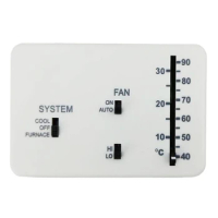 3106995.032 RVs Analog Thermostat Replacements for Dometic (Cool Only/Furnace) White Plastic Shells