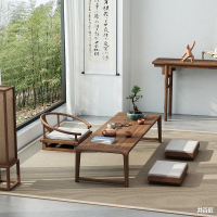 茶桌 禪意榻榻茶桌日式茶幾實木小桌子飄窗木質工藝陽臺中式小矮桌椅