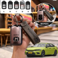 เคสกุญแจรีโมทรถยนต์ Honda 2/3/4 ปุ่ม สำหรับ Honda Jazz ปี 2013 2014 Accord ปี 2013 2016 Civic fc-fk 
