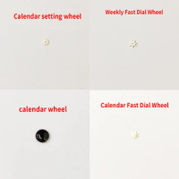 2pcs Watch accessories suitable for Seiko 7S26 movement calendar wheel week fast dial wheel calendar fast dial wheel