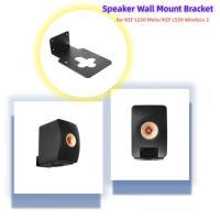 Black Speaker Wall Mount Bracket for KEF LS50 Meta/KEF LS50 Wireless 2 Audio Metal Bracket Accessories
