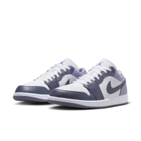 【NIKE 耐吉】Air Jordan 1 Low 低筒 紫灰 553558-145(正品現貨 男鞋 AJ1 休閒)