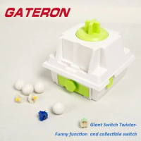 GATERON DIY Fashion Garage Kit Giant Switch Twister Gacha Machine Mystery Box Funny Function Playable Collectible switch