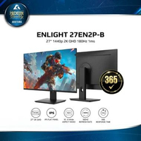 ENLIGHT 27EN2P-B IPS 27 inch 1440p 2K QHD 180Hz 1ms 99% sRGB Vesa 100x100 HDMI DP Ergonomic Stand Pr