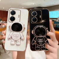 เคส For Vivo T1 5G ขาตั้งนักบินอวกาศ ดีไซน์ เคสโทรศัพท์ YHY
