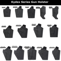 Kydex Gun Holster Right Hand Quick Release Pistol Case Light Bearing X400/X300/TLR Waist Holster for Glock 17/19 Beretta M9 1911
