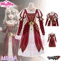 Identity V Aasimar Psychologist Cosplay Costume Game Identity V Ada Mesmer Cosplay Costume Aasimar Cosplay Dress Suit