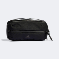 【adidas 愛迪達】腰包 斜背包 運動包 4CMTE SLINGBAG 黑 IB2675