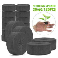 30/60/120Pcs Clone Collars High Density Neoprene Inserts Foam Block For Hydroponics Cloning DIY Garden Plants For 2 Inch Net Pot
