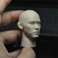 Jay Chou1:6 Scale Male head sculpt Asia Star Musicians Singer Bald headed Toys Model Fit 12'' Male Soldier Action Figure