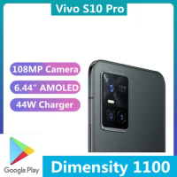 DHL Fast Delivery Vivo S10 Pro 5G Android Phone Dimensity 1100 44W Charger 6.44" 90HZ Fingerprint 108.0MP OTG Face ID Bluetooth