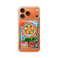 原創微笑幸運花適用華為pura80蘋果17promax電話殼時尚新-微笑幸運花【磁吸透明殼+支架】 華為 P60 Pro-款式8