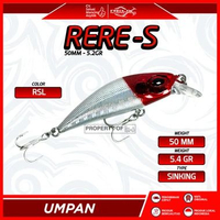 UMPAN RELIX NUSANTARA LURE RERE-S | MINNOW SINKING | UMPAN PANCING LURE RELIX RSL