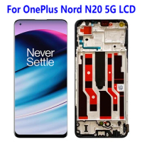 6.43“ OLED For OnePlus Nord 20 5G LCD Display Screen Sensor Panel Digiziter Assembly For OnePlus Nord 20 5G LCD With Frame